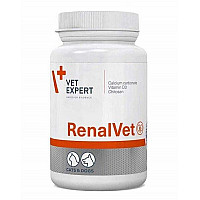 Капсули VetExpert RenalVet РеналВет для підтримки функції нирок у котів і собак, 60 капс