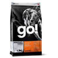 Корм GO! SENSITIVITY + SHINE Для щенков и собак со свежим лососем и овсянкой 11,34кг