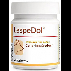 Таблетки Dolfos LespeDol ЛеспеДол для собак із захворюваннями сечостатевої системи і нирок, 40 таб