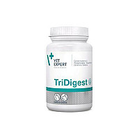Таблетки VetExpert TriDigest Тридігест для підтримки здоров'я травлення у собак та котів, 40 таб