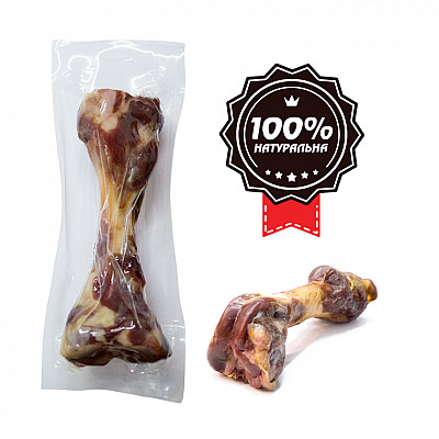 Ласощі Alpha Spirit Ham Bone Standard м'ясна кістка Стандарт, 20 см
