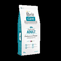 Brit  Care GF Adult Salmon & Potato 12 kg  (д/собак весом до 25 кг)