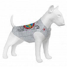 Майка для собак WAUDOG Clothes малюнок "Чудо-жінка комікс", S30, B 54-60 см, С 33-38 см