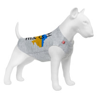 Майка для собак WAUDOG Clothes малюнок "Дім", S40, B 50-56 см, С 29-34 см