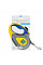 Поводок-рулетка для собак WAUDOG R-leash, рисунок "Colors of freedom", L, до 50 кг, 5 м, светоотражающая лента