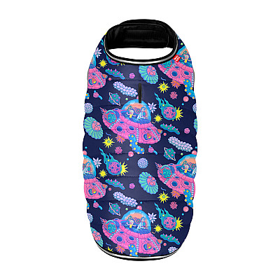 Курточка-накидка для собак WAUDOG Clothes, рисунок "Год и Морти 1", XXS, А 23 см, B 29-36 см, С 14-20 см