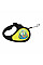 Повідець-рулетка для собак WAUDOG R-leash, малюнок "Рік та Морті 2", M, до 25 кг, 5 м, світловідбиваюча стрічка чорний