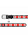 Нашийник WAUDOG Design з малюнком "Кленовий лист", преміум шкіра, металева пряжка (ширина 15 мм, довжина 27-36 см) чорний