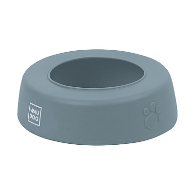 Миска-непроливайка WAUDOG Silicone 1 л серый