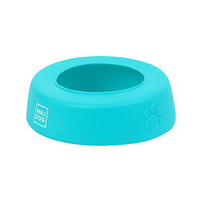 Миска-непроливайка WAUDOG Silicone, 750 мл голубой