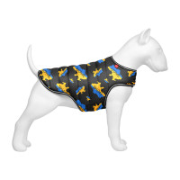 Куртка-накидка для собак WAUDOG Clothes, малюнок "Дім", L, А 41 см, B 58-70 см, С 42-52 см