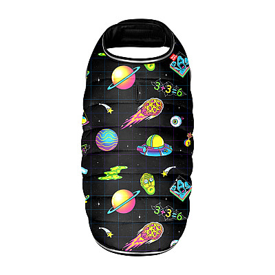 Курточка-накидка для собак WAUDOG Clothes, малюнок "Рік та Морті 2", XL, А 47 см, B 68-80 см, С 42-52 см