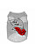Майка для собак WAUDOG Clothes малюнок "Калина", сітка, XS, B 26-29 см, C 16-19 см сірий