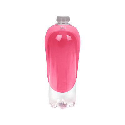 Поїлка-насадка на пляшку WAUDOG Silicone, 165х90 мм рожевий
