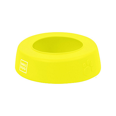Миска-непроливайка WAUDOG Silicone, 750 мл жовтий