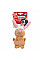 Іграшка для собак Кролик з пищалкою GiGwi Plush, плюш, 16 см