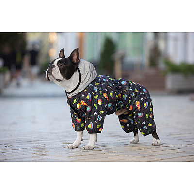 Комбінезон для собак WAUDOG Clothes малюнок "Рік та Морті 2", M47, В 69-72 см, С 41-44 см