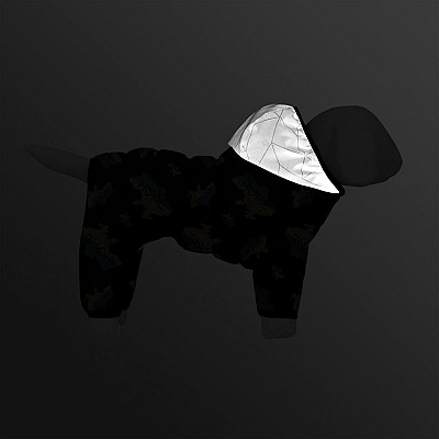 Комбінезон для собак WAUDOG Clothes малюнок "Дім", M47, В 69-72 см, С 41-44 см