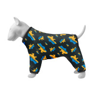 Ветровка для собак WAUDOG Clothes, рисунок "Дом", XS25, В 36-38 см, С 26-28 см