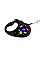Повідець-рулетка для собак WAUDOG R-leash, малюнок "NASA", XS, до 12 кг, 3 м, світловідбиваюча стрічка чорний