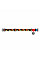 Ошейник для собак нейлоновый WAUDOG Nylon с QR паспортом, рисунок "Гламурные черепа", пластиковый фастекс, Ш 25 мм, Длин 33-49 см