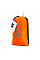 Куртка двостороння AiryVest UNI, розмір S 33, помаранчево-чорна