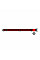Нашийник для собак нейлоновий WAUDOG Nylon з QR паспортом, малюнок "Шотландка червона", металічна пряжка-фастекс, Ш 25 мм, Дов 37-58 см