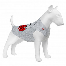 Майка для собак WAUDOG Clothes малюнок "Калина", M40, B 62-68 см, С 35-40 см
