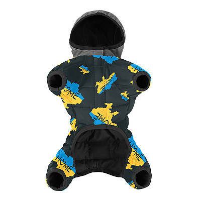 Комбінезон для собак WAUDOG Clothes малюнок "Дім", L50, В 70-74 см, С 47-50 см