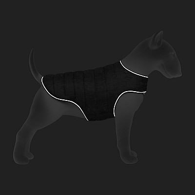 Курточка-накидка для собак WAUDOG Clothes, малюнок "Супермен червоний", XS, А 26 см, B 33-41 см, С 18-26 см