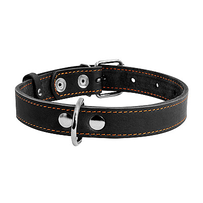 Ошейник "CoLLaR" одинарный (ширина 35мм, длина 48-63см) черный