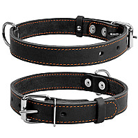 Нашийник "CoLLaR" одинарний (ширина 35мм, довжина 48-63см) чорний