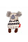 Іграшка для собак Коала з пищалкою GiGwi Plush, текстиль, 10 см