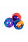 Игрушка для собак Три мяча с пищалкой GiGwi BALL, резина, 5 см
