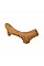 Игрушка для собак Рог жевательный GiGwi Wooden Antler, дерево, полимер, S