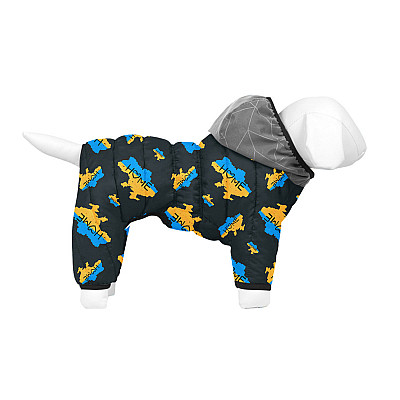Комбінезон для собак WAUDOG Clothes малюнок "Дім", L55, В 77-79 см, С 47-50 см