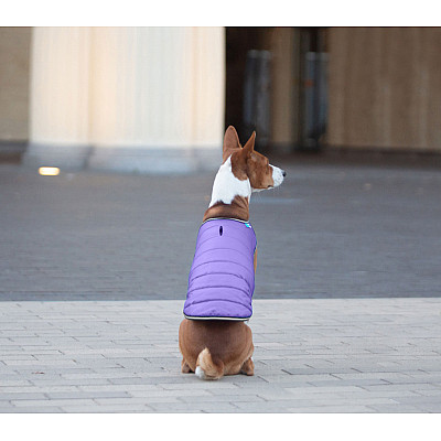 Куртка-накидка для собак AiryVest, L, B 58-70 см, С 42-52 см фіолетовий