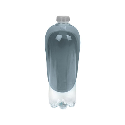 Поїлка-насадка на пляшку WAUDOG Silicone, 165х90 мм сірий