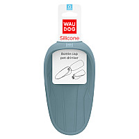 Поїлка-насадка на пляшку WAUDOG Silicone, 165х90 мм сірий