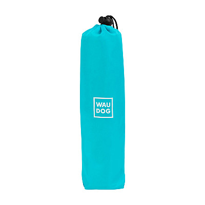 Миска складная WAUDOG Silicone,385х230х50 мм голубой