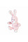 Іграшка для собак Заєць з пищалкою GiGwi Plush, плюш, 11 см