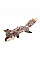 Іграшка для собак Вовк з пищалками GiGwi Plush, текстиль, 37 см