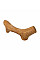 Игрушка для собак Рог жевательный GiGwi Wooden Antler, дерево, полимер, M