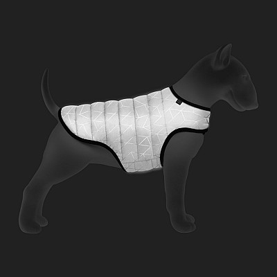 Курточка-накидка для собак WAUDOG Clothes светоотражающая, S, А 32 см, B 41-51 см, С 25-35 см