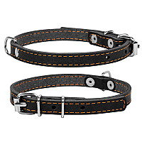 Нашийник "CoLLaR" одинарний (ширина 14мм, довжина 27-35см) чорний