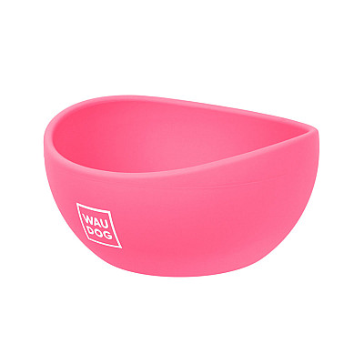 Миска WAUDOG Silicone, 250 мл розовый
