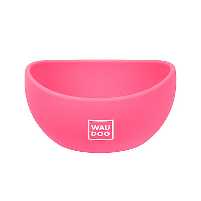 Миска WAUDOG Silicone, 250 мл розовый
