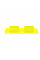 Миска складная WAUDOG Silicone,385х230х50 мм желтый