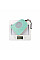 Курточка для собак AiryVest Lumi двухсторонняя, светящаяся в темноте, размер M 40, салатово-оранжевая.