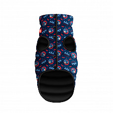 Курточка для собак WAUDOG Clothes с рисунком "Бэтмен красно-голубой", S30, В 58-62 см, С 42-46 см